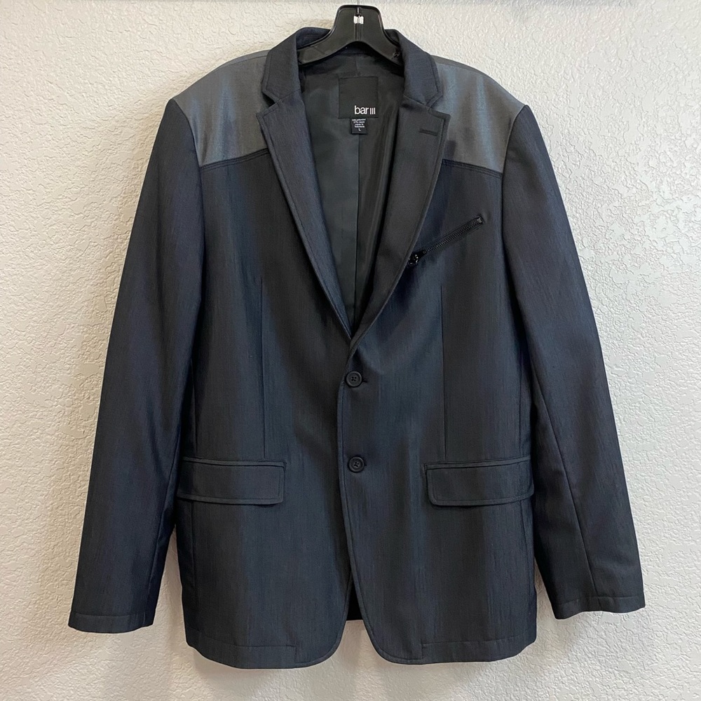 Men’s Bar III Charcoal Grey Blazer Size Large